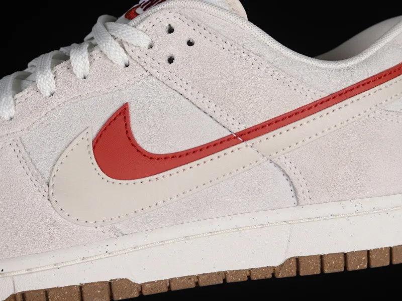All Categories Nk SB Dunk Series Nk SB Dunk Low Low-top sneakers Foreign trade version Nk SB Dunk Low "85" Gray and red double hook SB low-top sports and leisure sneakers DO9457-100